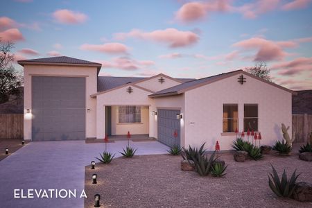 New construction Single-Family house 25557 W Trumbull Rd, Buckeye, AZ 85326 plan Marana - image