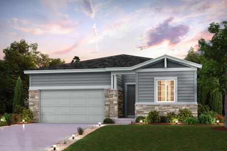 New construction Single-Family house 14016 Deertrack Lane, Parker, CO 80134 Magnolia- photo 0