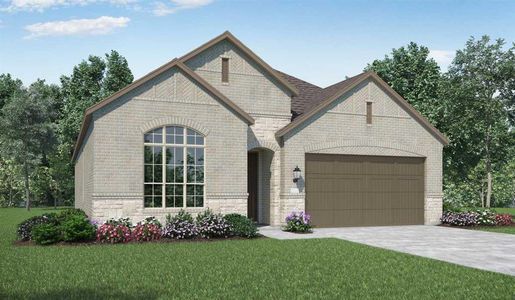 New construction Single-Family house 17936 Calico Hills Drive, Conroe, TX 77302 Denton Plan- photo 0