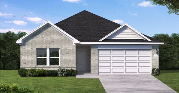 New construction Single-Family house 1911 Southfork Ranch Trl, Crosby, TX 77532 plan Young - image
