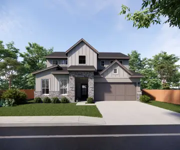 New construction Single-Family house 104 Villoria Cv, Liberty Hill, TX 78642 plan Maddy - image