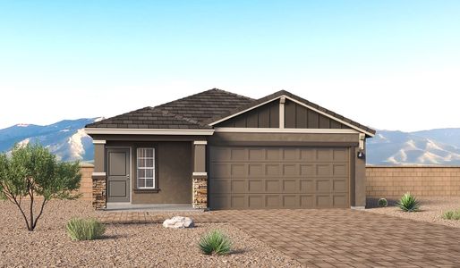 New construction Single-Family house 867 W Calle Lupa, Sahuarita, AZ 85629 plan Carolina - Y30C - image