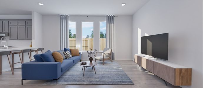 New construction Single-Family house 17511 Tulip Willow Wy, Hockley, TX 77447 plan Copperfield - image