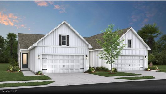 New construction Duplex house 312 Baybreeze Ct, Summerville, SC 29486 plan Spring Lake IV - image