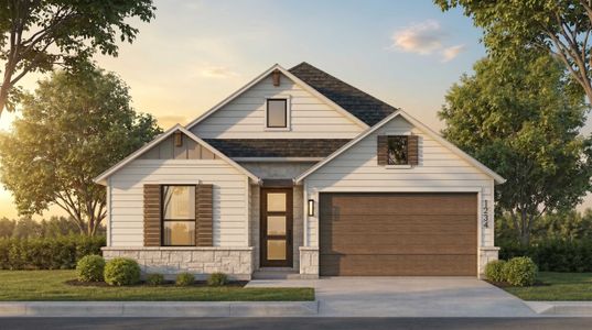 New construction Single-Family house 8720 Peafowl St, Austin, TX 78744 plan Matisse-SS - image