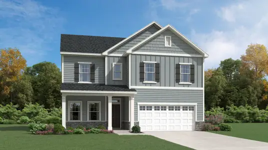 New construction Single-Family house 4225 Gray Alder Ln, Raleigh, NC 27616 plan Landrum III - image
