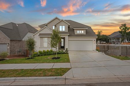 New construction Single-Family house 1108 Pansy Trl, Georgetown, TX 78628 plan Delta - image