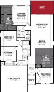 Beazer Homes Spiritas Ranch Brooks plan