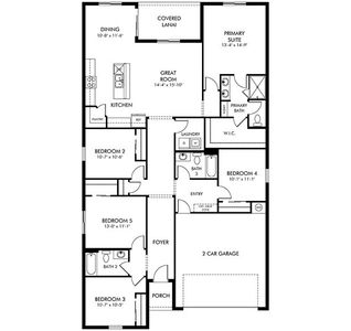 New construction Single-Family house 3076 Glory Creek Ln, Davenport, FL 33837 plan Lantana - image