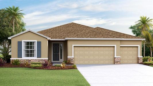 New construction Single-Family house 11917 Muskegon Court, Parrish, FL 34219 Hawthorne- photo 0