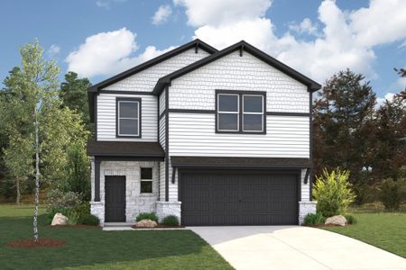 New construction Single-Family house 161 Tolo Dr, Elgin, TX 78621 plan Bristol - image