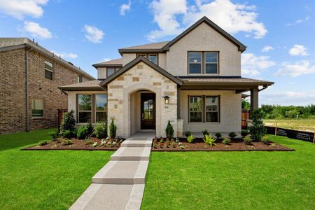 New construction Single-Family house 1012 Violet Dr, Crowley, TX 76036 plan The Presley - image