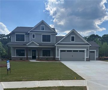 New construction Single-Family house 327 Weslyn Dr, Social Circle, GA 30025 plan (GA) Brooks A 3 Front Entry - image