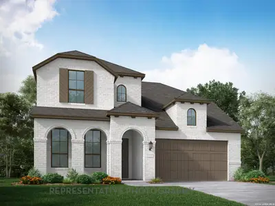 New construction Single-Family house 12309 Horowitz, San Antonio, TX 78254 plan Redford Plan - image