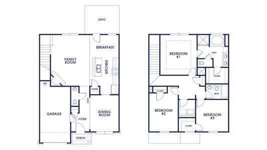 New construction Single-Family house 5439 Brightwater St, South Fulton, GA 30349 plan Ansley - image