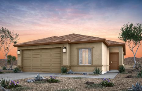 New construction Single-Family house 42975 W Vincent Dr, Maricopa, AZ 85138 plan Marigold - image