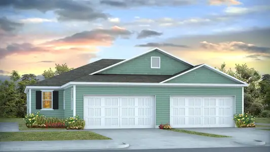 New construction Townhouse house 2182 Sweetspire St, Leland, NC 28451 plan TUSCAN II - image
