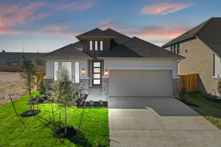 New construction Single-Family house 1417 Corduroy Ln, Georgetown, TX 78633 plan Troy - image