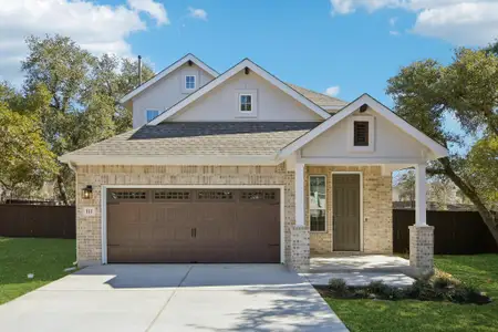 New construction Single-Family house 2605 Sam Bass Rd, Unit 111, Round Rock, TX 78681 plan Clear Creek 2107 - image