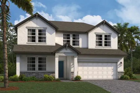 New construction Single-Family house 5724 Jeffries Wy, Wesley Chapel, FL 33545 plan Santa Monica - image