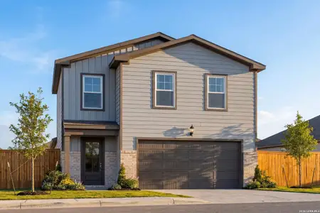 New construction Single-Family house 2511 Pink Pearl Dr, San Antonio, TX 78224 plan The Blanco B - image