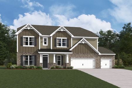 New construction Single-Family house 237 Amber Glen Dr, Locust, NC 28097 plan Albright - image