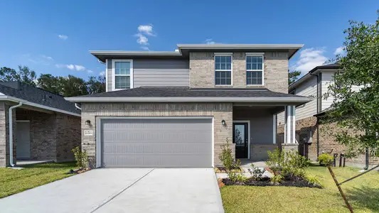 New construction Single-Family house 22003 Blue Sky Wy, Splendora, TX 77372 plan Ash - image