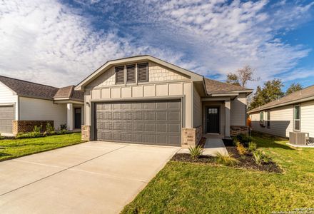 New construction Single-Family house 16523 Ginger Crossing, Elmendorf, TX 78112 St. Augustine- photo 0