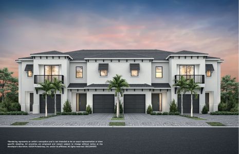 New construction Townhouse house 755 Nove Blvd, Margate, FL 33063 plan Mangrove - image