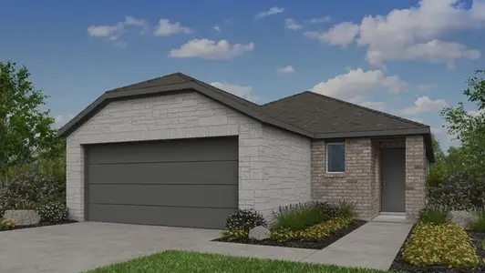 New construction Single-Family house 199 Bayou Mint Blvd, Buda, TX 78610 plan Eagle - image