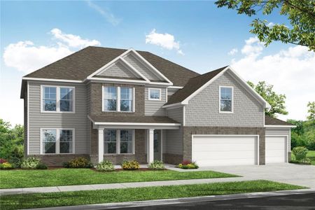 New construction Single-Family house 6969 Melody Drive, Buford, GA 30518 The Hampton A- photo 0