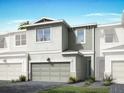 New construction Townhouse house 3605 Nw Solange Ct, Jensen Beach, FL 34957 plan Dylan - image