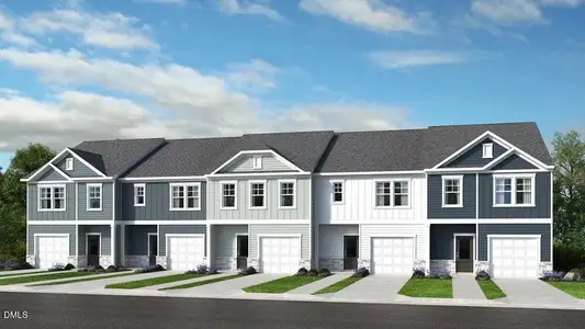 New construction Townhouse house 500 Oak Reserve Rd, Unit 104, Garner, NC 27529 plan Magnolia - image