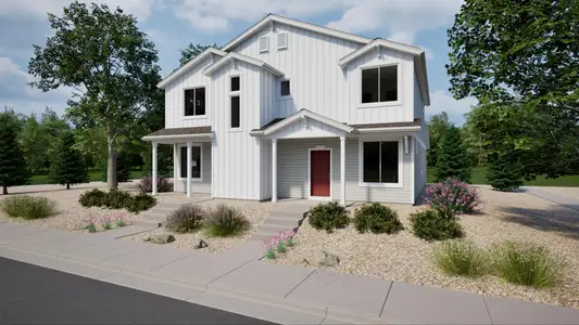 New construction Single-Family house 5852 Dakan Lp, Colorado Springs, CO 80927 plan Crest - image