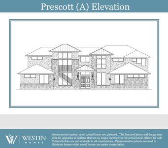 New construction Single-Family house 806 Lauren Belle Lane, Austin, TX 78738 The Prescott- photo 0