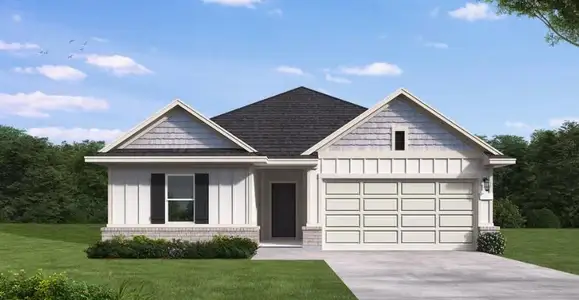 New construction Single-Family house 100 Dove Lndg, Jarrell, TX 76537 plan Young - image