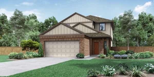 New construction Single-Family house 12713 Skimmer Run, Manor, TX 78653 plan Irving - image