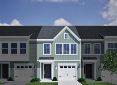 New construction Single-Family house 120 Central Townes Wy, Unit 292, Raleigh, NC 27603 Foxglove- photo 0