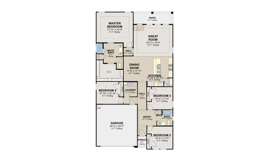 New construction Single-Family house 216 Missouri Primrose Ln, San Marcos, TX 78666 plan Tularosa - image