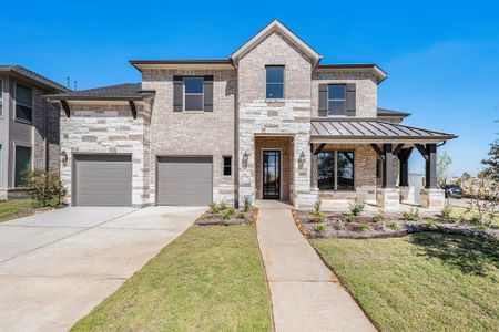 New construction Single-Family house 26210 Brilliant Beam Way, Hockley, TX 77447 Preston III- photo 0