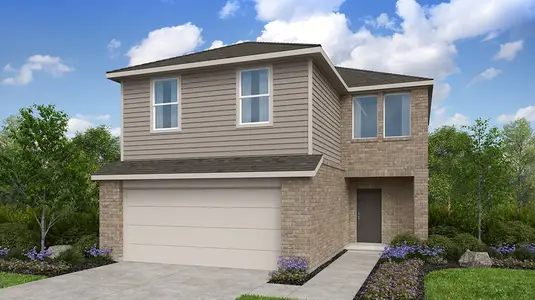 New construction Single-Family house 5908 Beverly Prairie Rd, Del Valle, TX 78617 plan Harrier - image