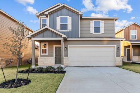 New construction Single-Family house 9003 Sand Dune Vis, San Antonio, TX 78222 plan Rudy - 1900 - image