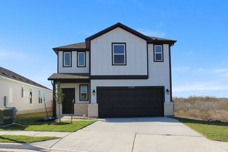 New construction Single-Family house 13100 Triple Jet Dr, Buda, TX 78610 plan Bristol - image