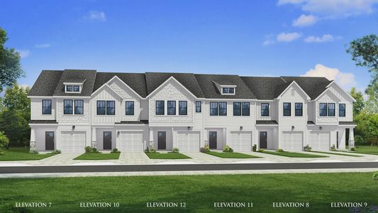 New construction Townhouse house Fountain Inn, SC 29644 plan Corner Litchfield - image