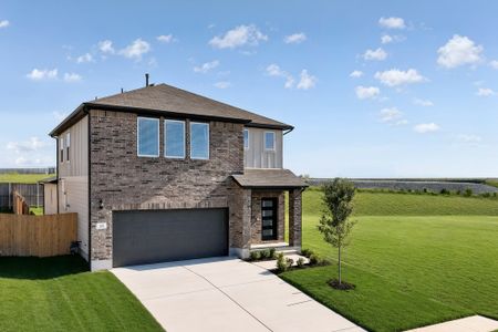 New construction Single-Family house 145 Mad Pupper Dr, Buda, TX 78620 plan Merlin - image