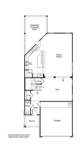 This floor plan features 3 bedrooms, 2 full baths, 1 half bath, and over 2,300 square feet of living space.