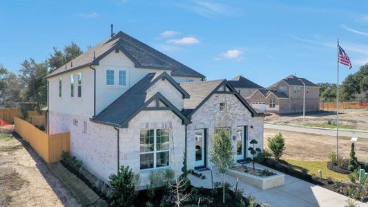 New construction Single-Family house 1932 Crooked Creek St, Leander, TX 78641 The Fitzgerald- photo 0