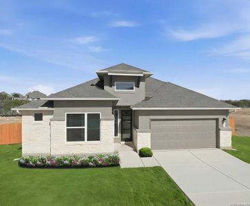 New construction Single-Family house 1578 Lone Grapevine, New Braunfels, TX 78132 plan Hildago - image