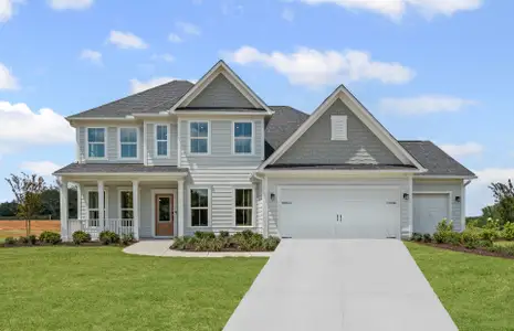 New construction Single-Family house 416 Aidens Blf, Hoschton, GA 30548 plan Riverton - image