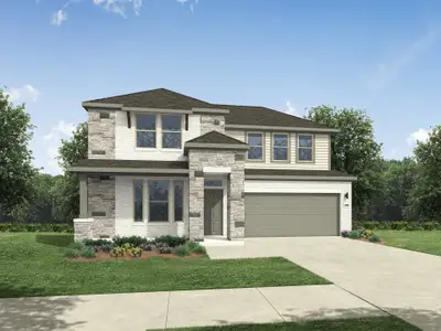 New construction Single-Family house 116 Malibu Bnd, Hutto, TX 78634 plan Trinity - image